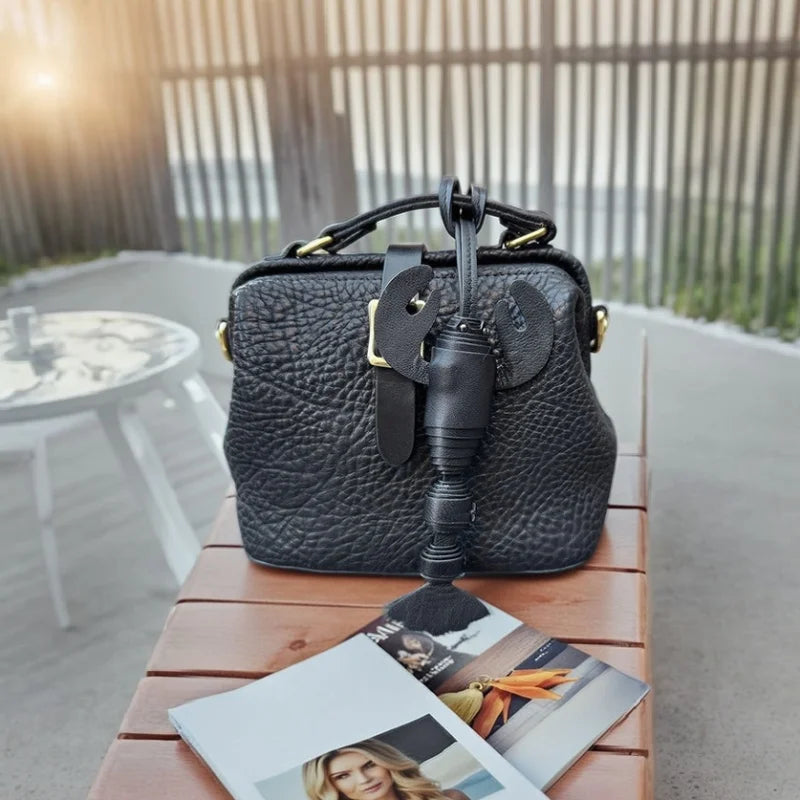 Lobster Leather Bag Charm – Handmade Sheepskin Pendant in Three Colors | Nautical-Inspired Keychain for Bags & Cars | Playful Ocean Accessory