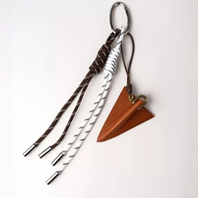 Origami Airplane Leather Bag Charm – Handmade Full-Grain Leather Travel Pendant | Boarding Pass Inspired Handbag Accessory | Minimalist Adventure Key chain Gift for Her