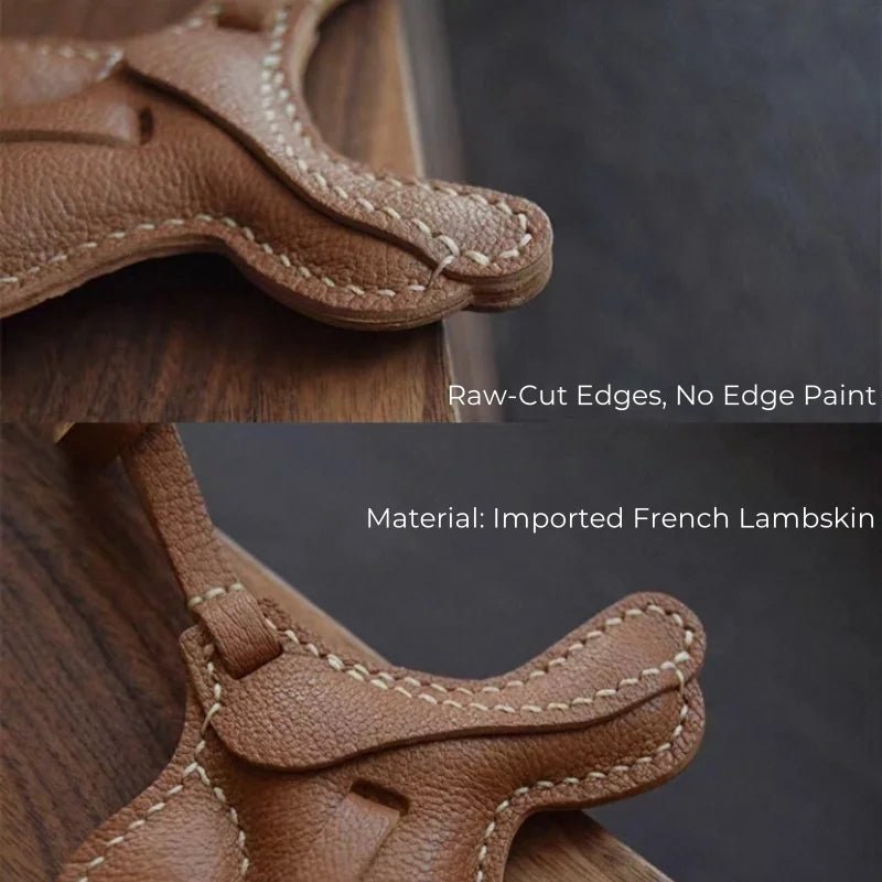 British Saddle - Inspired Leather Bag Charm – Handmade Full - Grain Leather Pendant | Elegant Equestrian Miniature | Luxury Gift for Handbag Lovers - Tomlynam