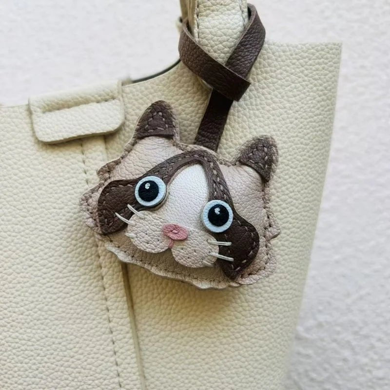 Handcrafted Leather Cat Breed Charm – British Shorthair, Ragdoll, Devon Rex & More - Tomlynam