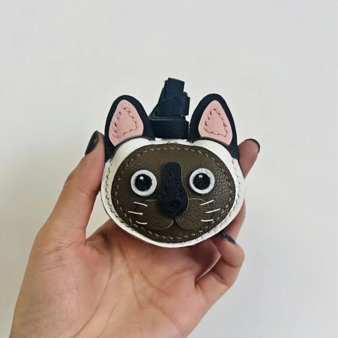 Handcrafted Leather Cat Breed Charm – British Shorthair, Ragdoll, Devon Rex & More - Tomlynam