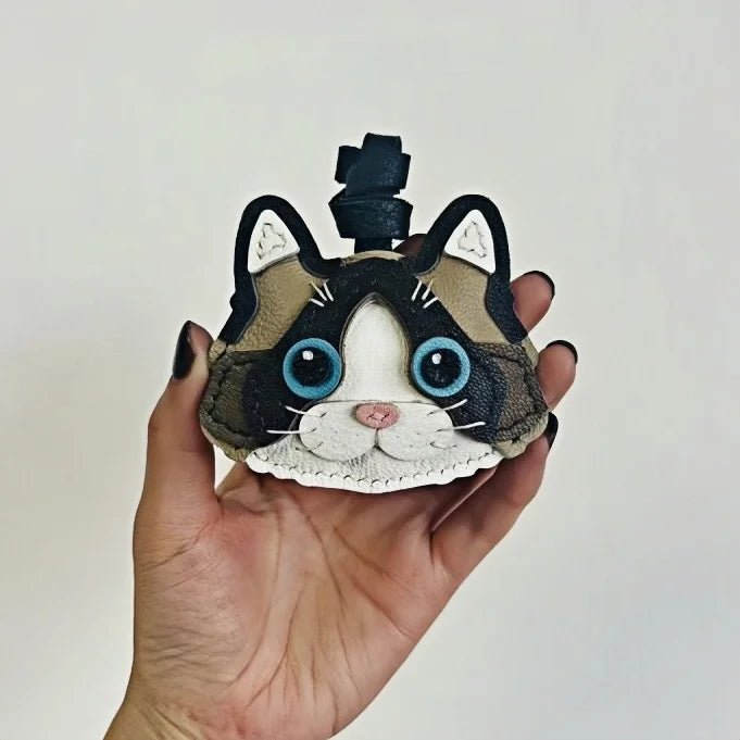 Handcrafted Leather Cat Breed Charm – British Shorthair, Ragdoll, Devon Rex & More - Tomlynam