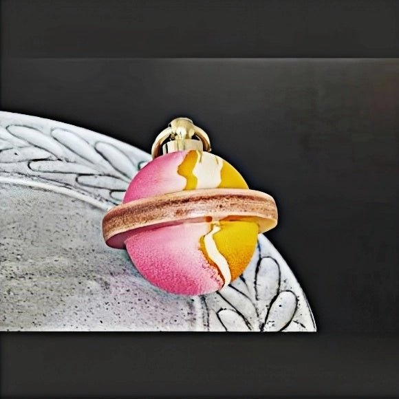 Landing Planet Bell Bag Charm Handcrafted Full - Grain Leather, Bell - Shaped Planetary Charm for Keys or Bags, Unique Gift for All - Tomlynam