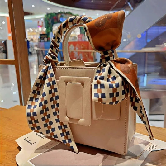 Twilly Scarf Cactus Harmony 100% Silk Bag Handle Ribbon, Wrist & Hair Scarf, 6×125cm Silk Twilly Scarf - Tomlynam