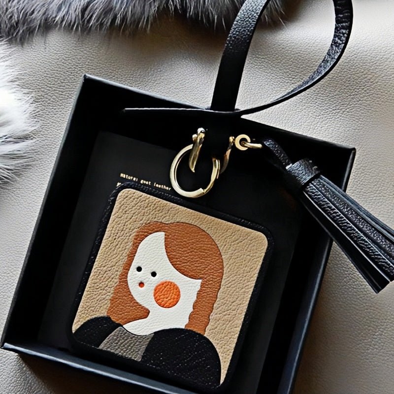 World famous paintings Artistic Charm Luxurious Leather Bag Accessory Handmade Full - Grain French Goatskin - Tomlynam