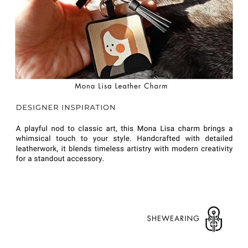 World famous paintings Artistic Charm Luxurious Leather Bag Accessory Handmade Full - Grain French Goatskin - Tomlynam